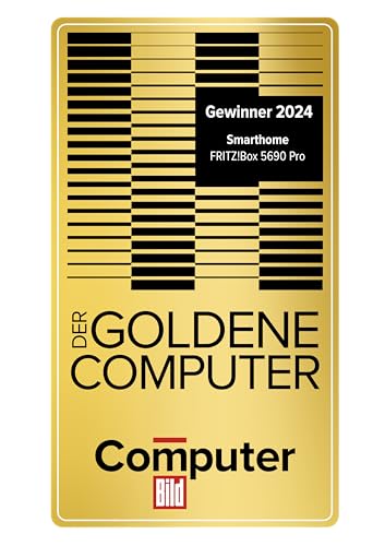 FRITZ!Box 5690 Pro – Wi-Fi 7 Triband-Router für DSL & Glasfaser, Mesh & DECT